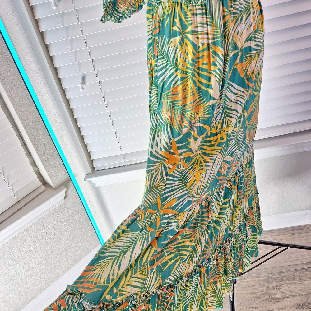 Betsey Johnson Size S Whimsical Maxi Dress Floral Print - Picture 7 of 12